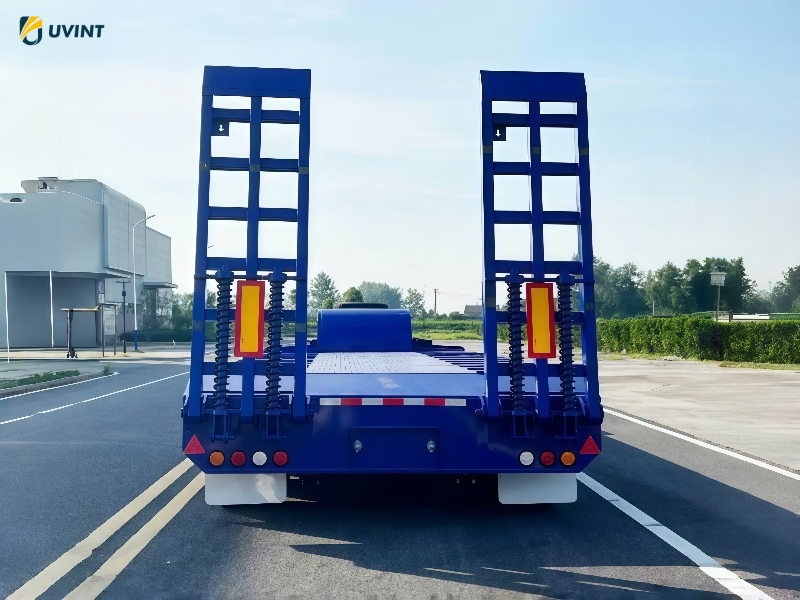 40ft Flatbed 3 Axle Cargo Lowbed Semi-trailer - Image 3