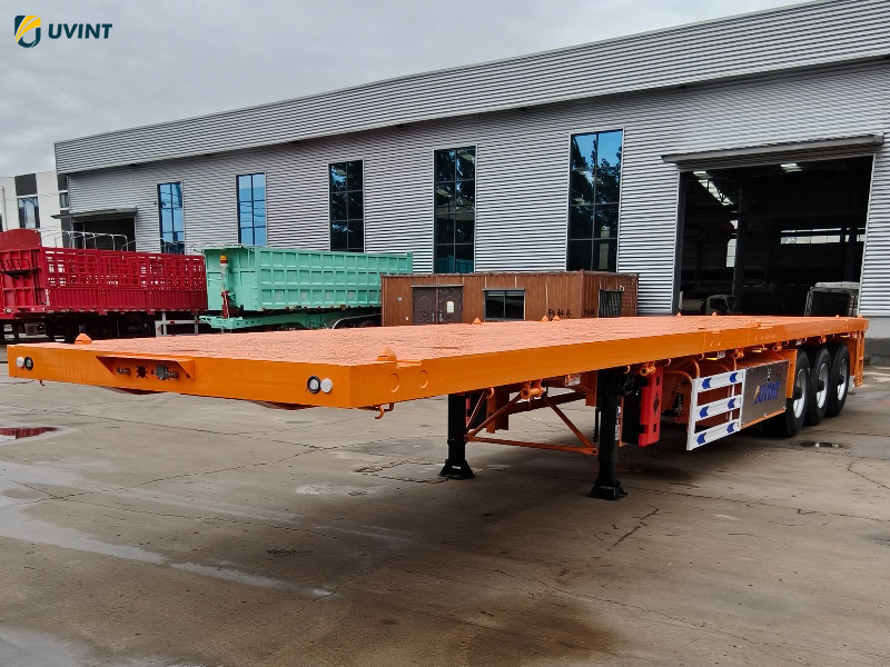 3 Axle Flatbed Semi-trailer Exported to Kenya