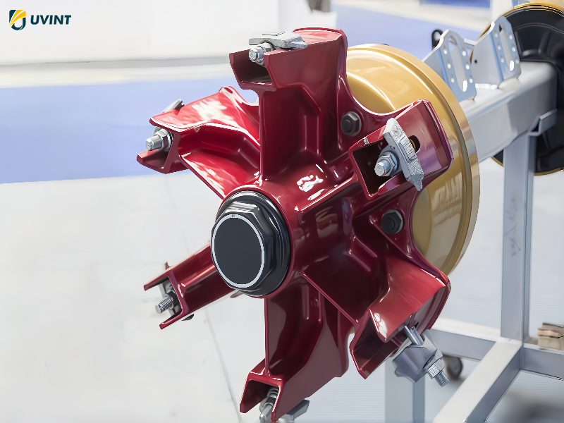 German Spoke Axle for Trailer Parts - Image 2