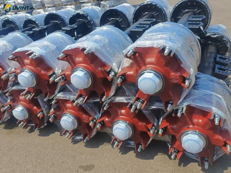 German Spoke Axle for Trailer Parts - Image 4