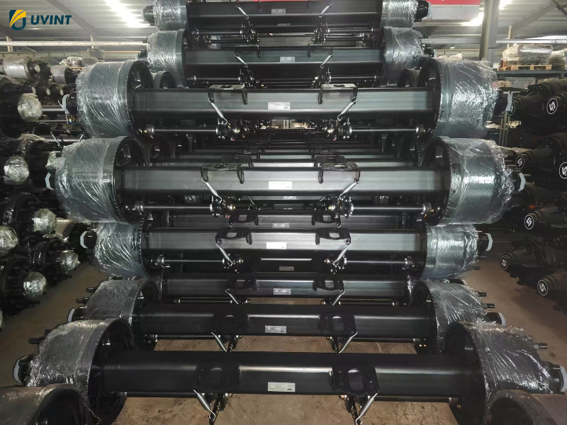 Factory Direct Sale High Quality Trailer Parts Low Bed Axle - Image 4