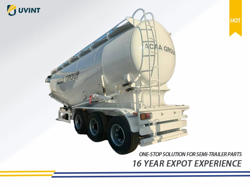 3 Axle Bulk Cement/Powder Material Transport Semi Trailer