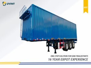 3 Axle Box Cargo Transport Semi Trailer