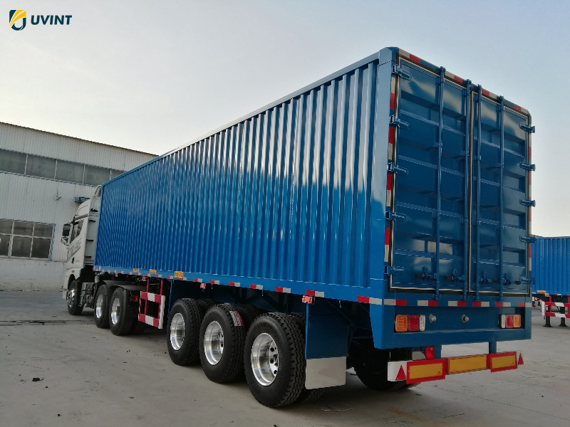 3 Axle Box Cargo Transport Semi Trailer - Image 4